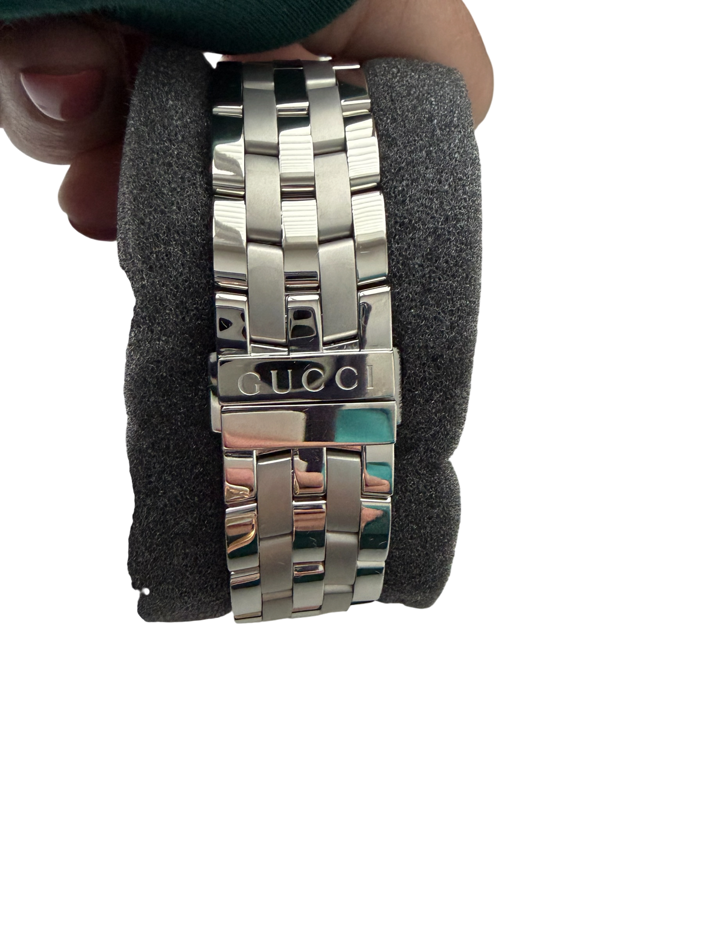Gucci Silver G‑Timeless Watch (New in Box)