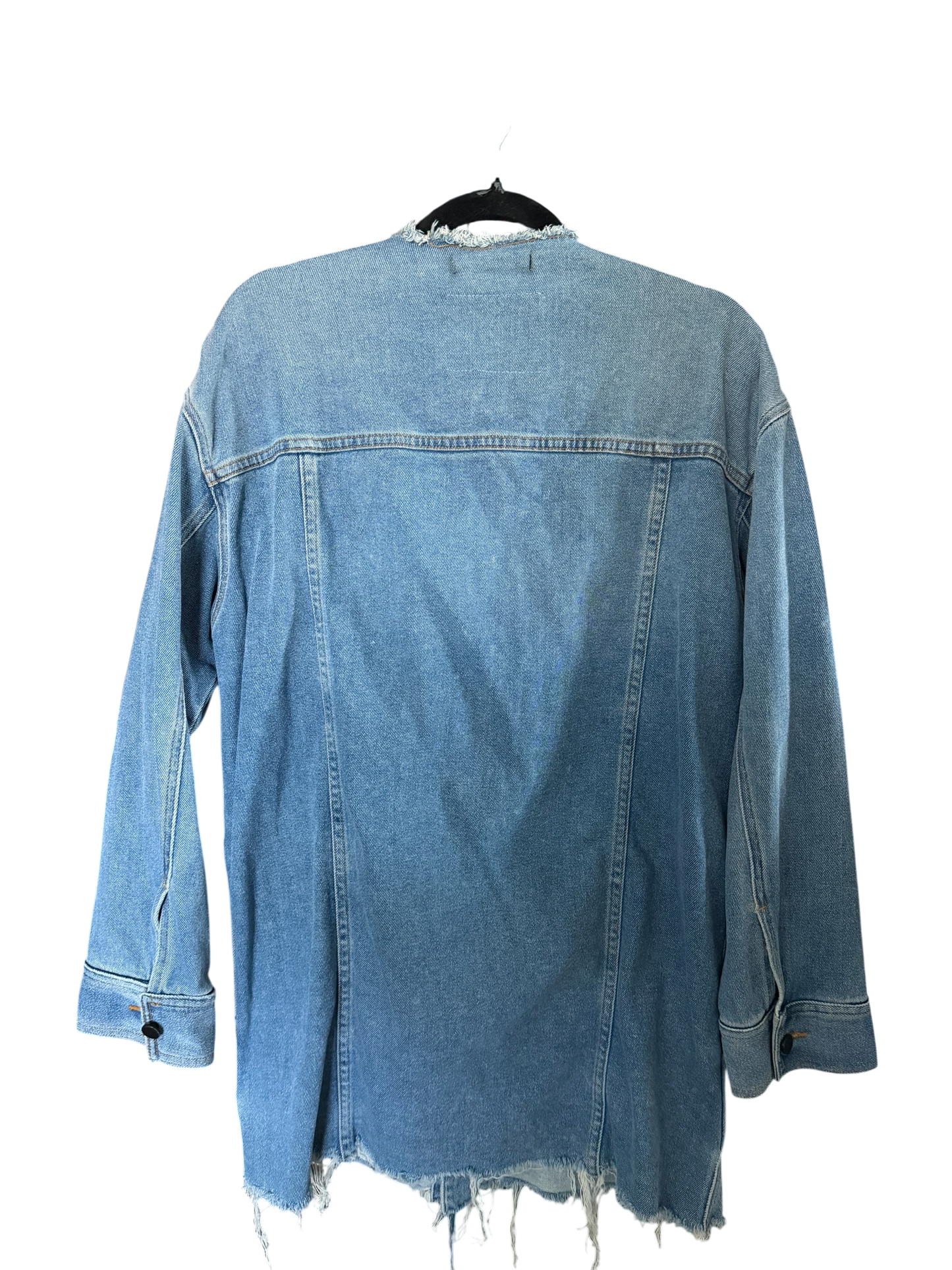 Alexander Wang Denim x Alexander Wang Haze Oversized Distressed Denim Jacket Size: M (Pre Loved)