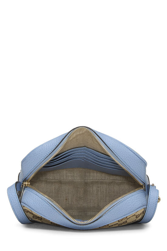 GUCCI Blue Original GG Canvas Bree Crossbody