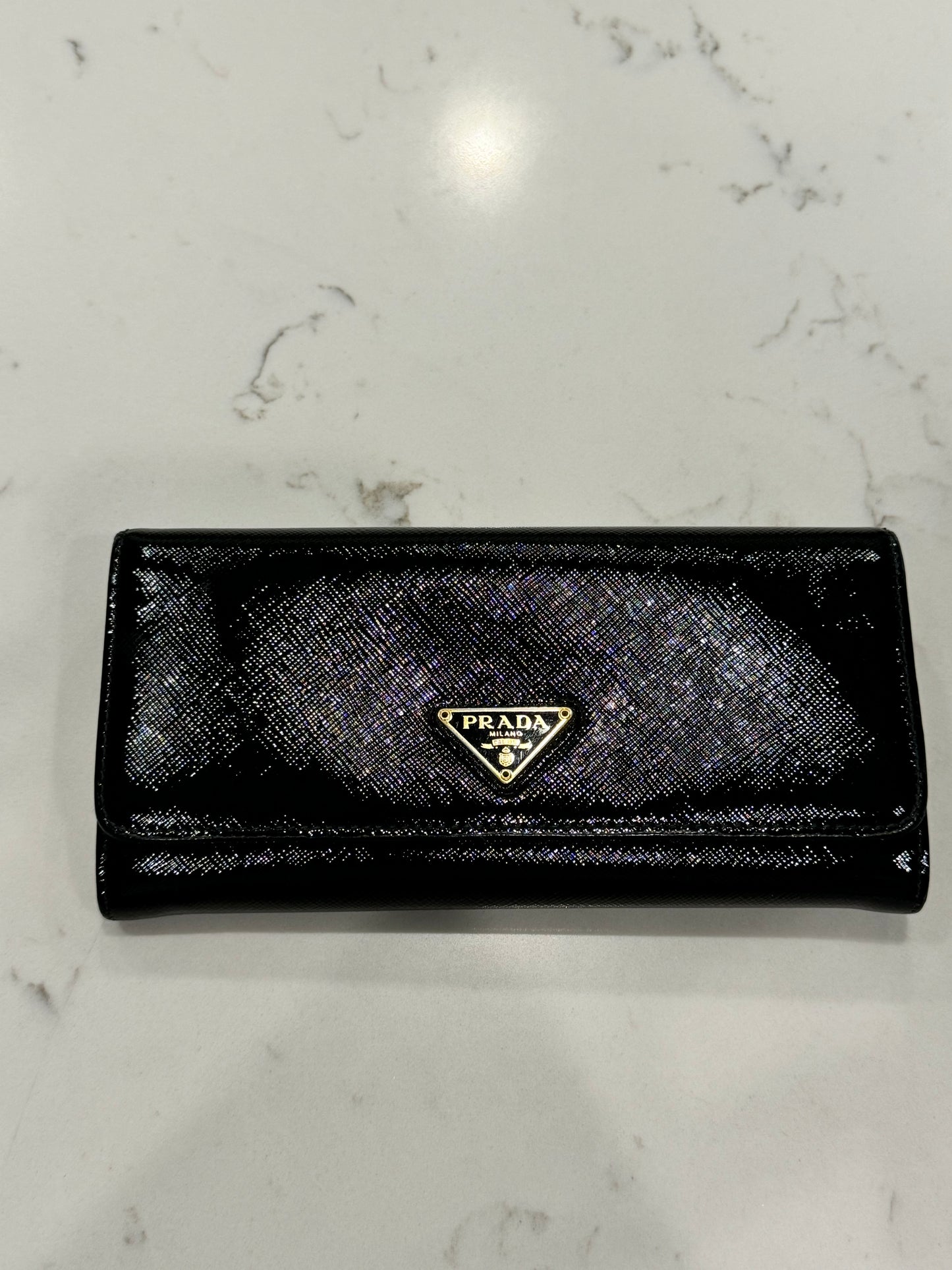 PRADA Envelope Flap Slim Wallet