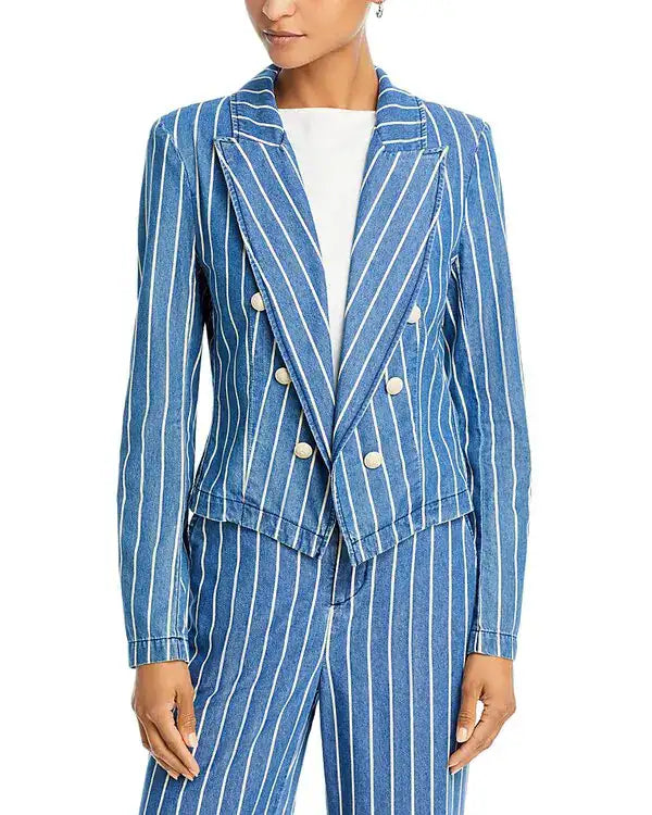 L’Agence Striped Blazer Size: Large (New)
