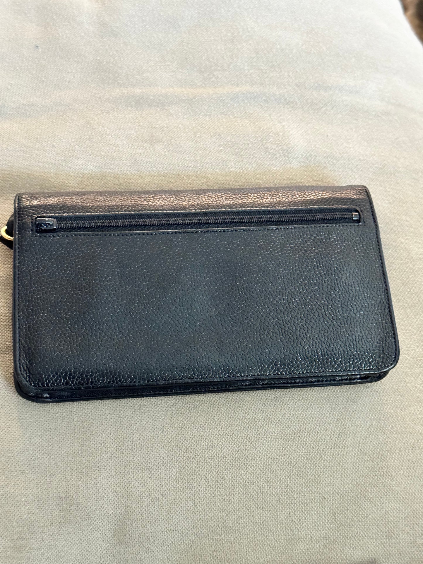 Chanel Black Caviar Flap WOC (Pre-Loved)