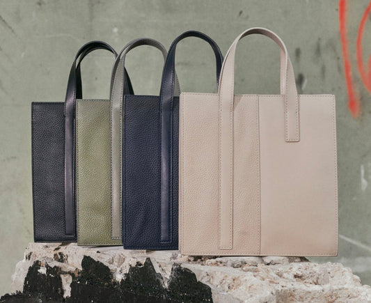 we-ar4 Leather Structured Crossbody Tote Bag | Minimalist Luxury Convertible Handbag | New