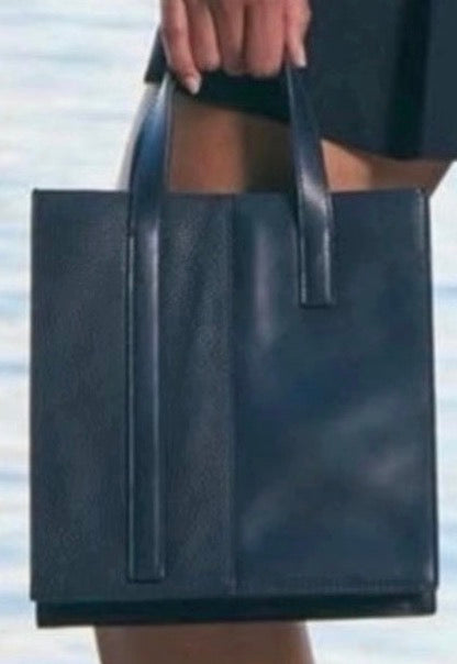 we-ar4 Leather Structured Crossbody Tote Bag | Minimalist Luxury Convertible Handbag | New