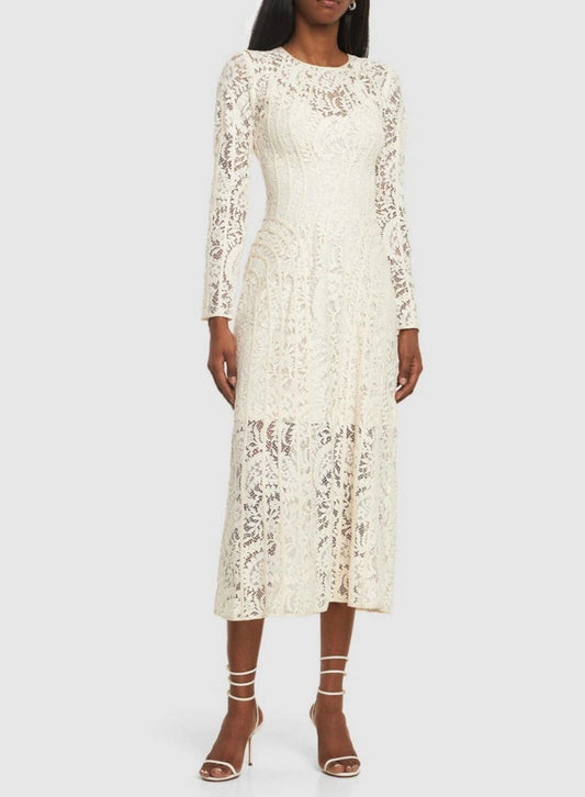 ZIMMERMAN Ivory Lace Dress Size: 4 US 10-12 (New)