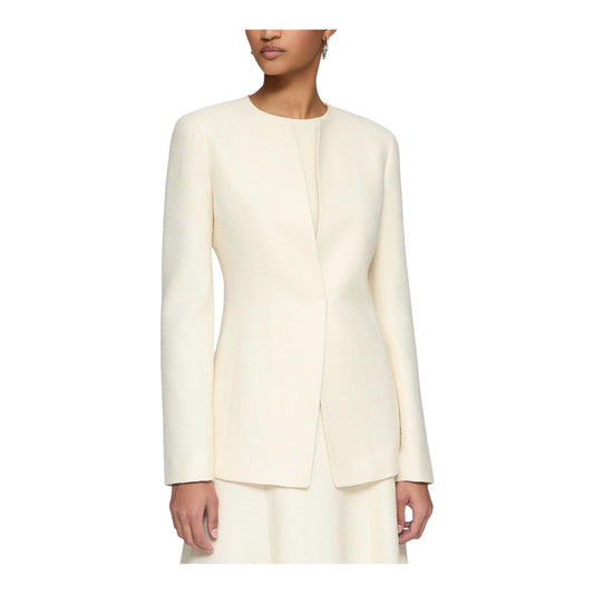 Lafayette 148 New York x Woolmark Ivory Loro Piana Wool Jacket | Size: 6 | NWT