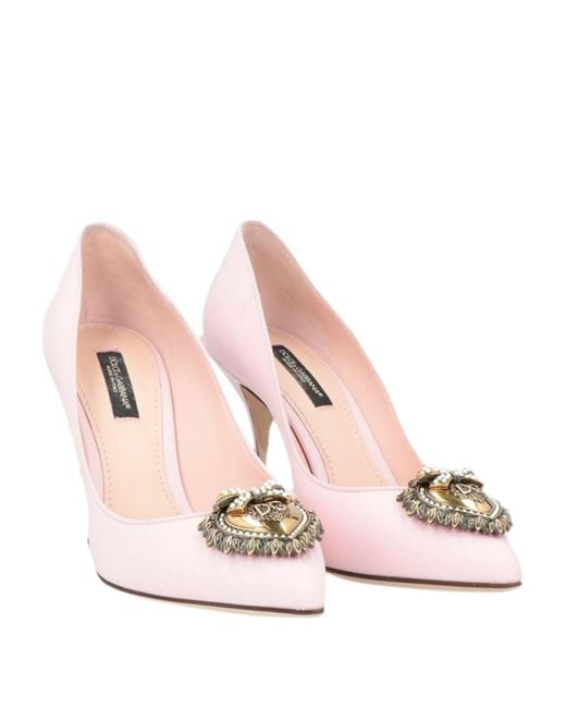 DOLCE & GABBANA PINK Devotion Pumps Size: 37 (New)