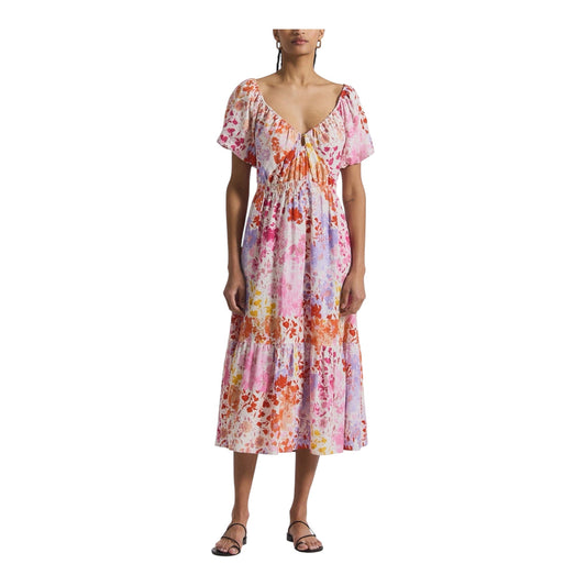 Derek Lam 10 Crosby Floral Flutter Sleeve Midi Dress | Size:12 | New With Tags | $550