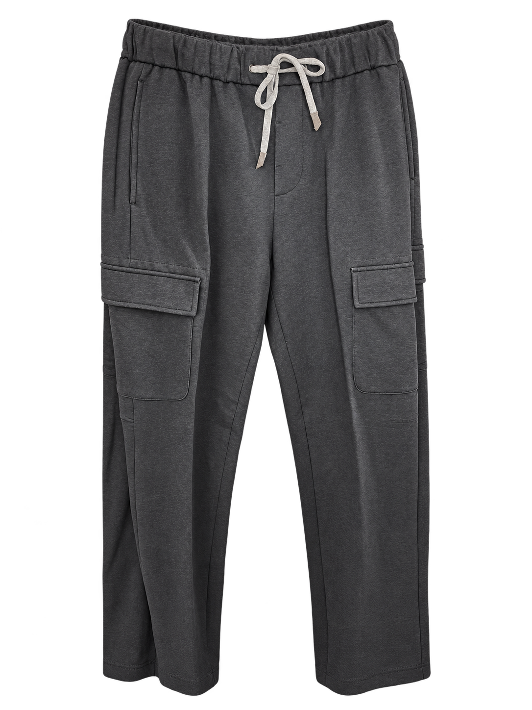 Peserico Charcoal Gray Cotton Cargo Sweatpants – Size: 50 & 52 | NWT