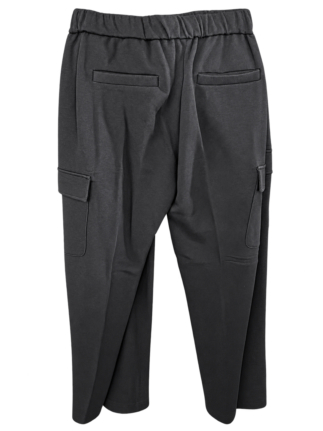 Peserico Charcoal Gray Cotton Cargo Sweatpants – Size: 50 & 52 | NWT
