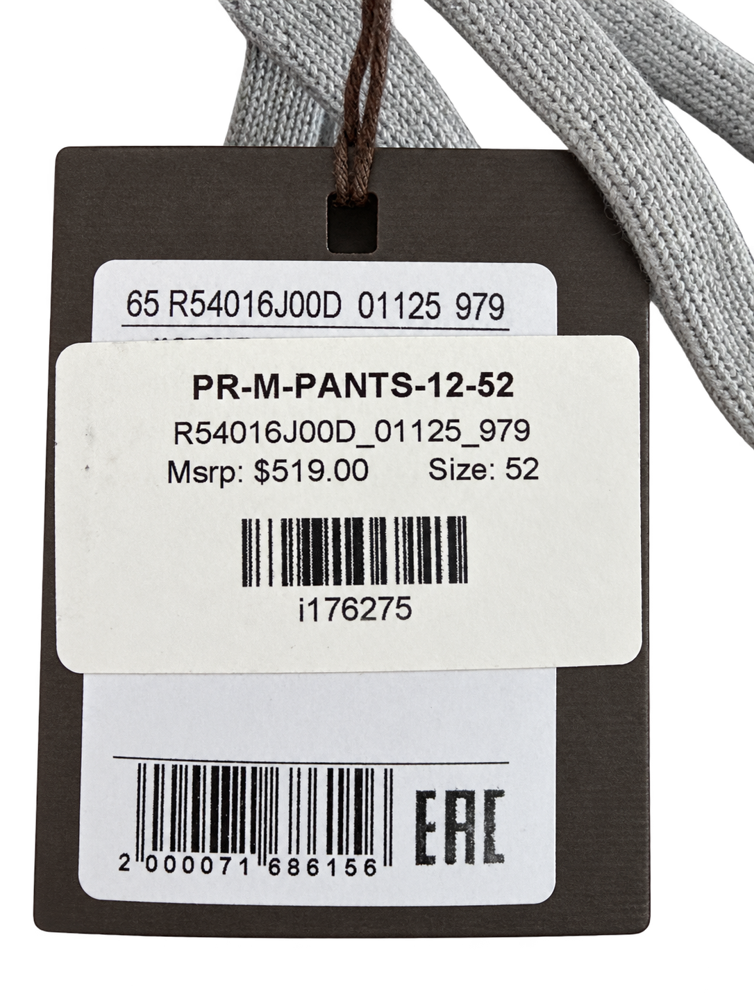 Peserico Charcoal Gray Cotton Cargo Sweatpants – Size: 50 & 52 | NWT