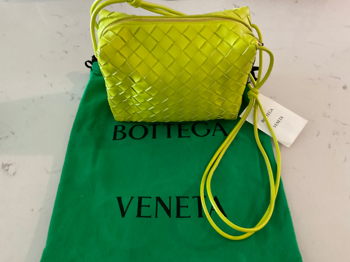 BOTTEGA VENETA Intrecciato-Leather Shoulder Bag (New)